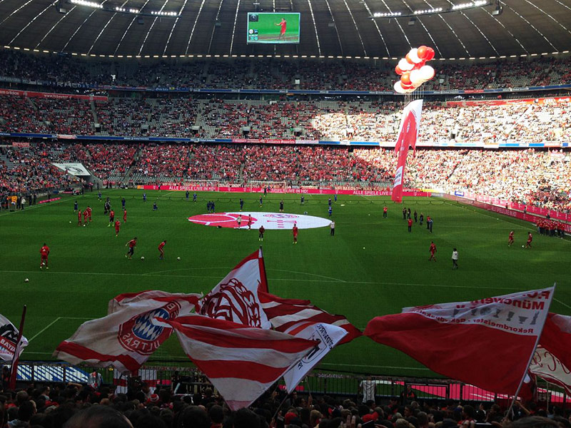 FC Bayern gegen Hertha BSC in der Allianz Arena