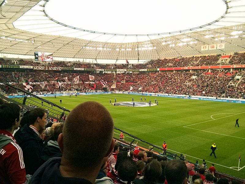 Bayer Leverkusen gegen Bayern München - Unentschieden