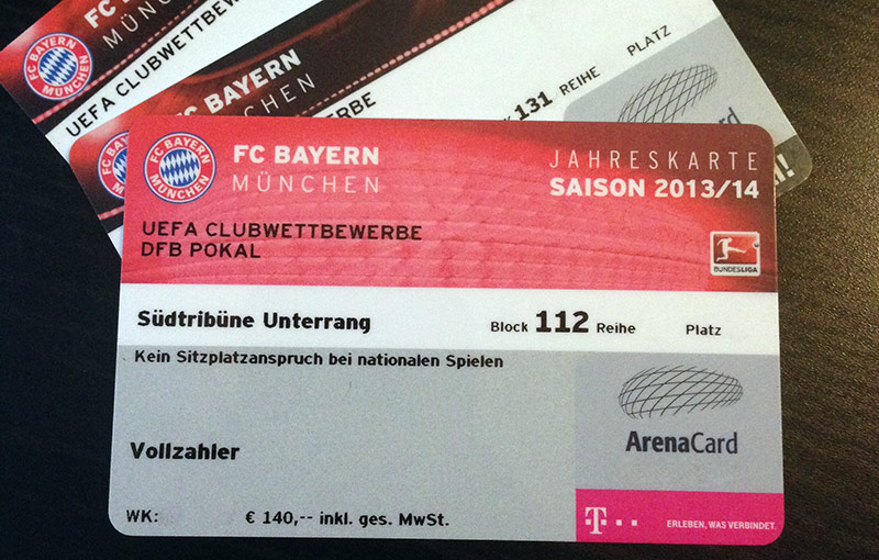 Dauerkarte FC Bayern