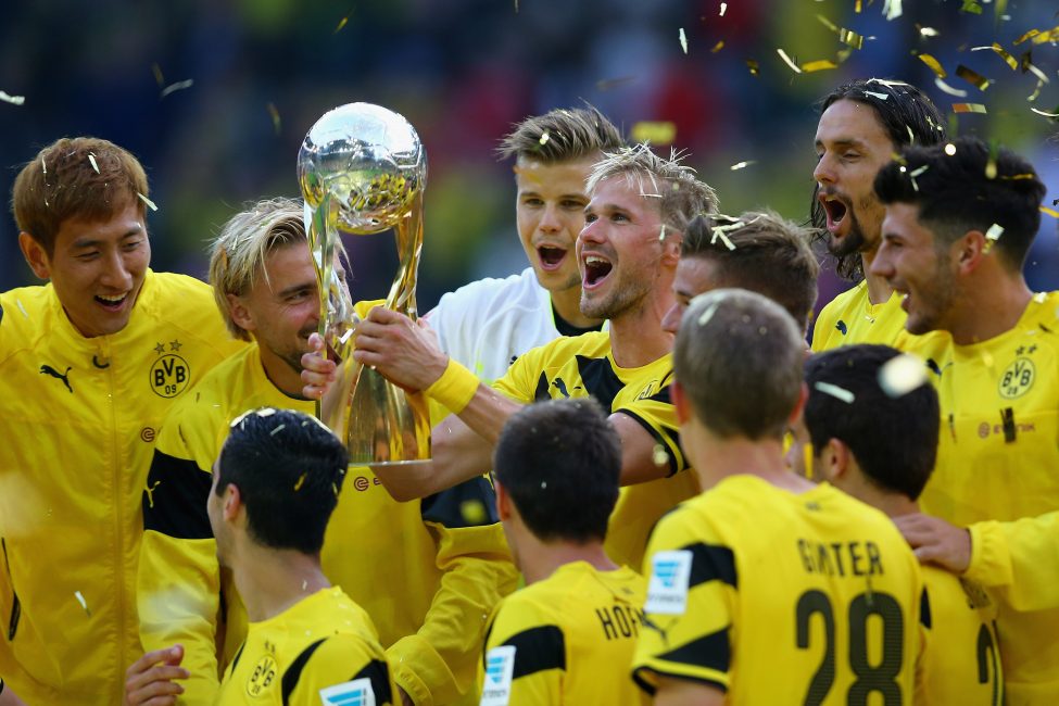 Borussia Dortmund gewann drei der bisher vier Supercup-Duelle mit dem FC Bayern. (Foto: Christof Koepsel / Bongarts / Getty Images)