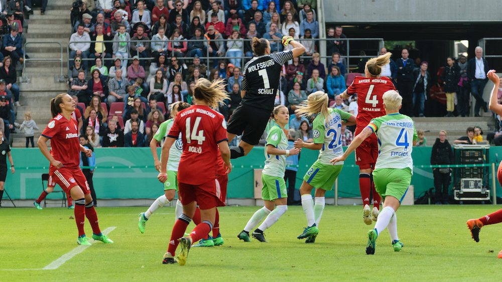 DFB Pokal Finale der Frauen 2018 in Köln: VfL Wolfsburg vs. FC Bayern München