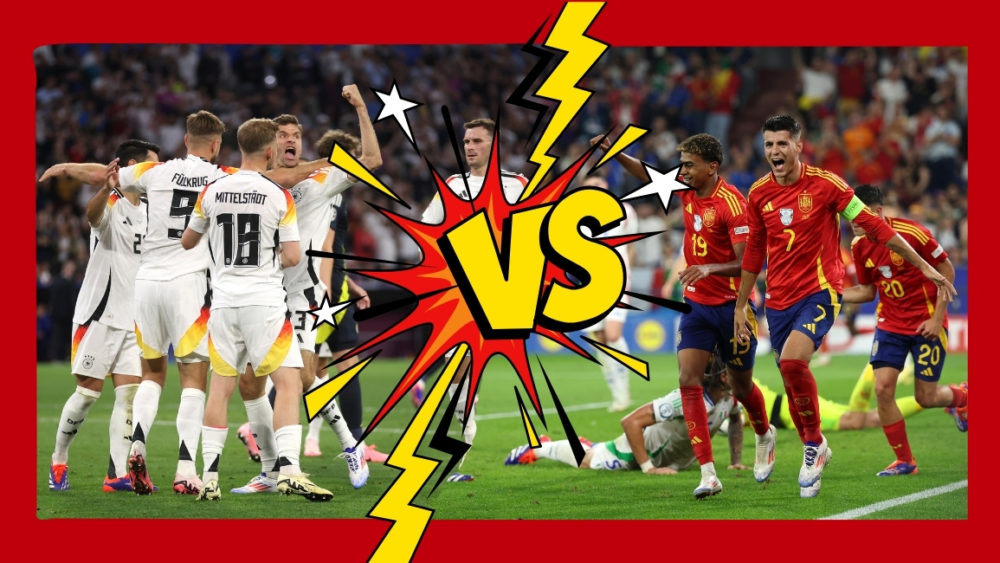Deutschland vs. Spanien bei der EM 2024