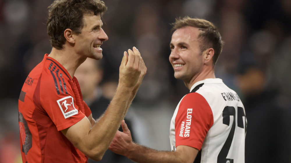 Thomas Müller beim Unentschieden in Frankfurt