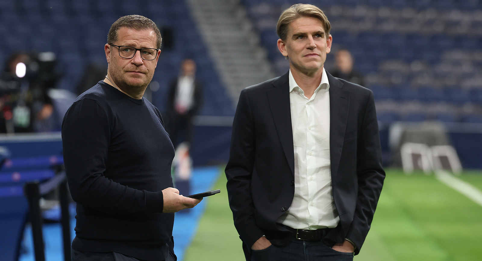 Max Eberl und Christoph Freund müssen beim FC Bayern nach der Niederlage gegen den FC Barcelona die Kaderplanung hinterfragen.