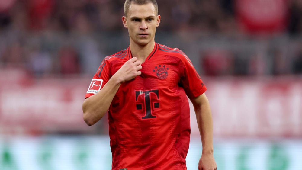 Joshua Kimmich spricht über eine mögliche Verlängerung beim FC Bayern.