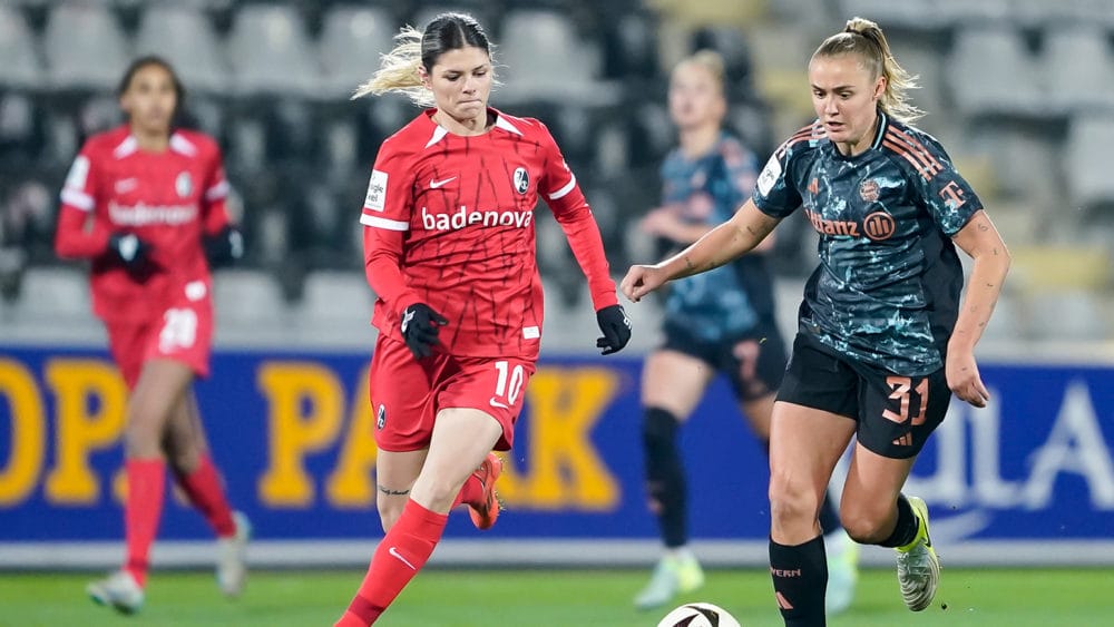 Georgia Stanway (FC Bayern) in Freiburg