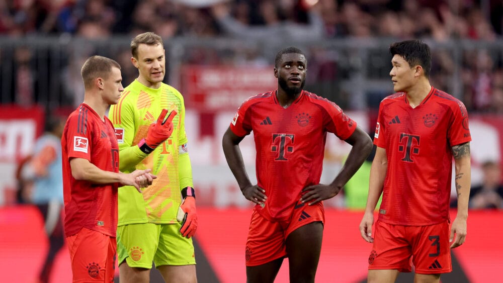 Joshua Kimmich, Manuel Neuer, Dayot Upamecano, Minjae Kim (FC Bayern)