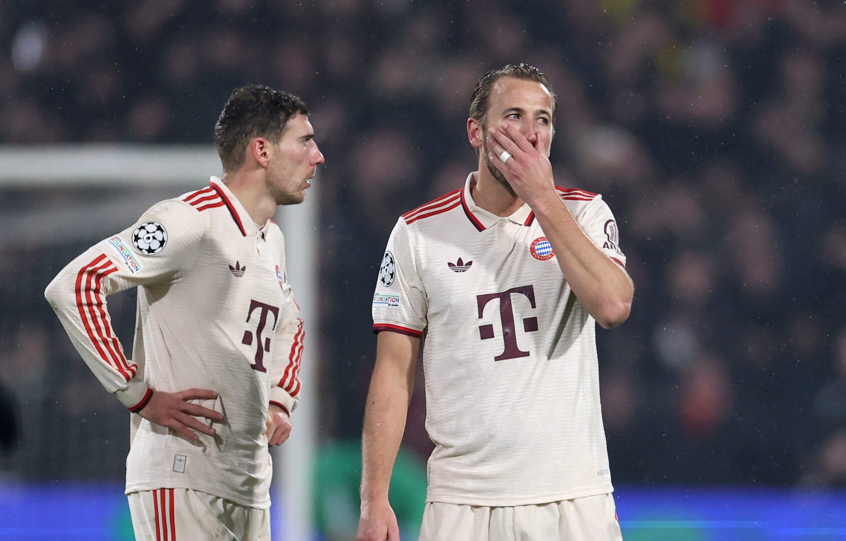 Leon Goretzka und Harry Kane (FC Bayern)