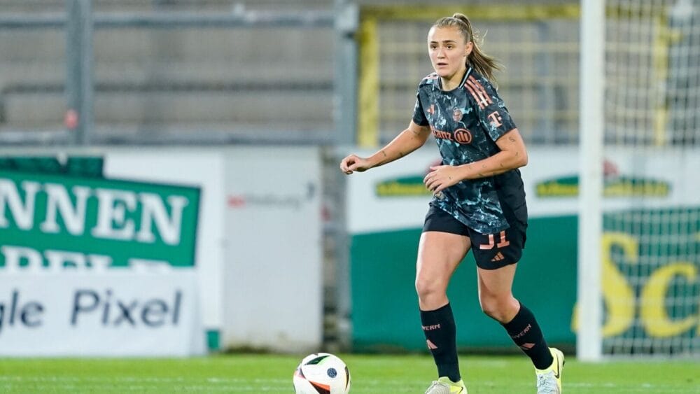 Georgia Stanway (FC Bayern München) fällt verletzt aus.