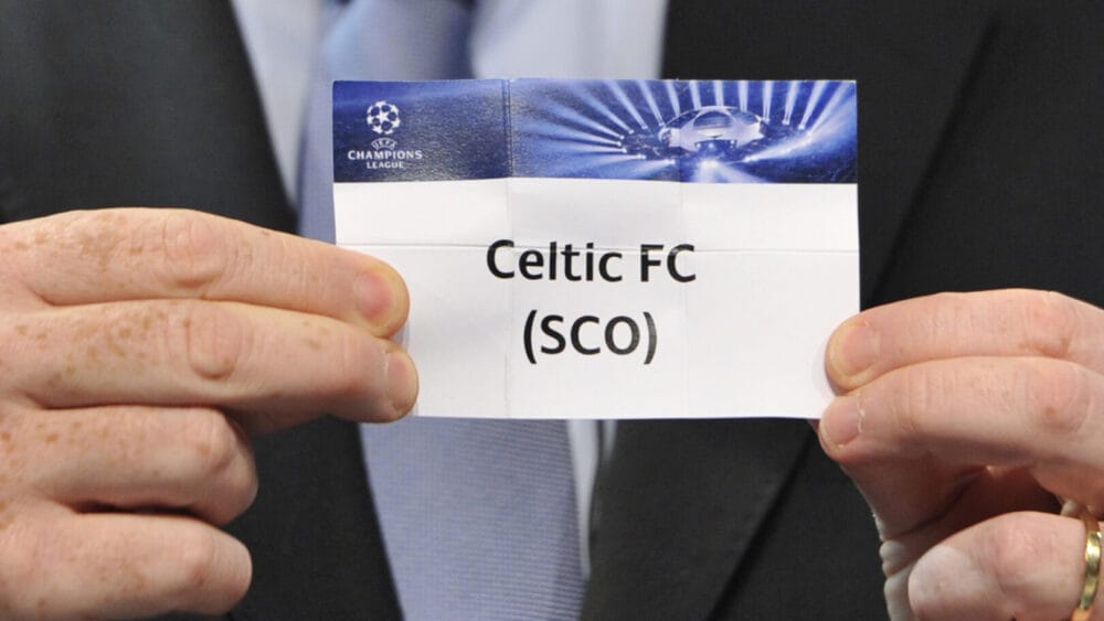 Celtic FC (Gegner des FC Bayern) bei der Champions-League-Auslosung