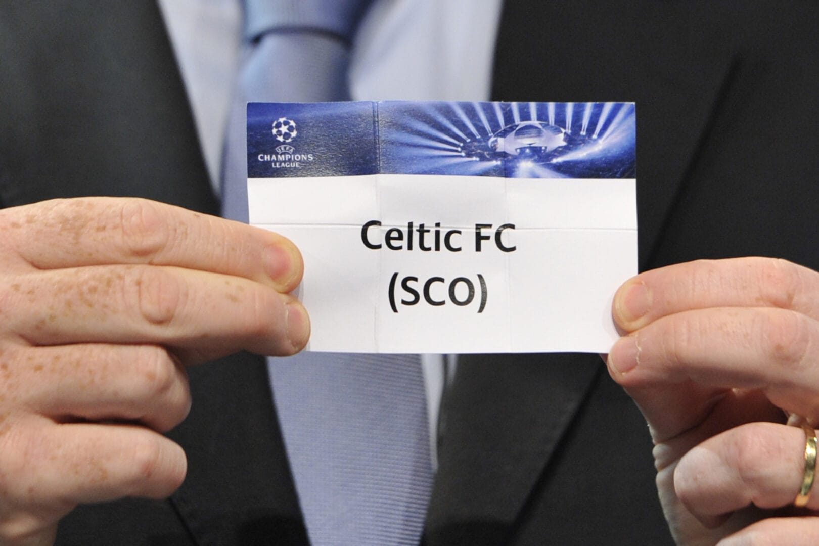 Celtic FC (Gegner des FC Bayern) bei der Champions-League-Auslosung