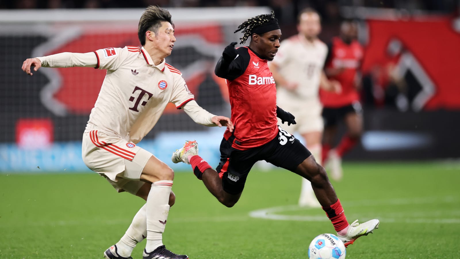 FC Bayern in Leverkusen