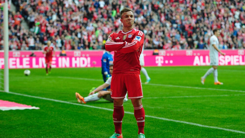 Xherdan Shaqiri im Dress des FC Bayern