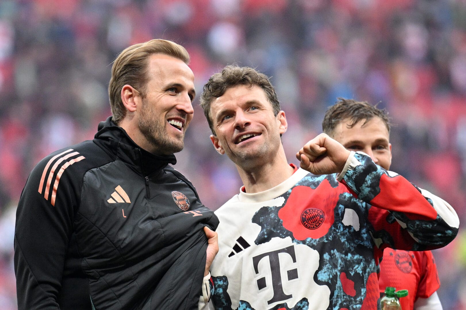 Harry Kane und Thomas Müller (FC Bayern)