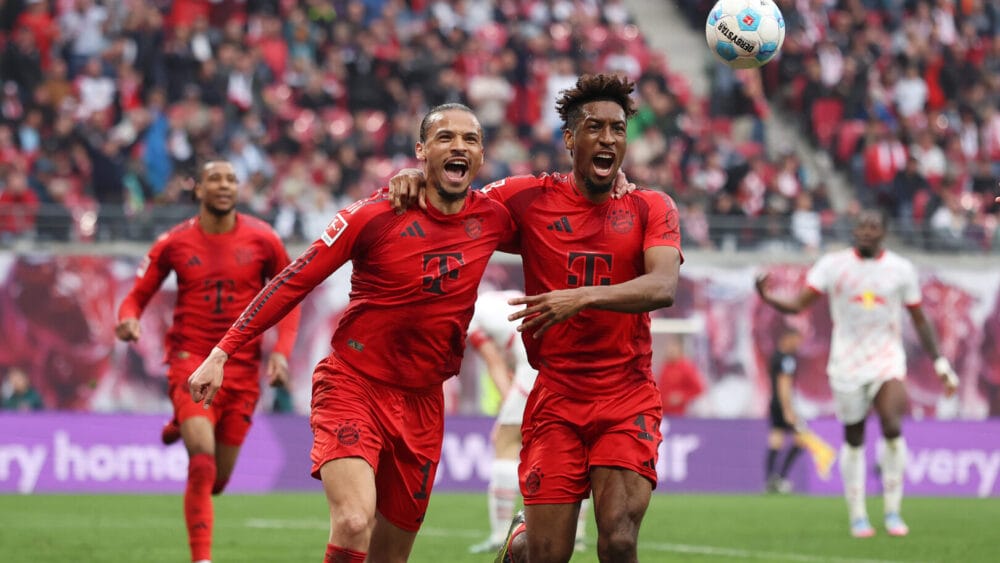 Leroy Sané und Kingsley Coman (FC Bayern)