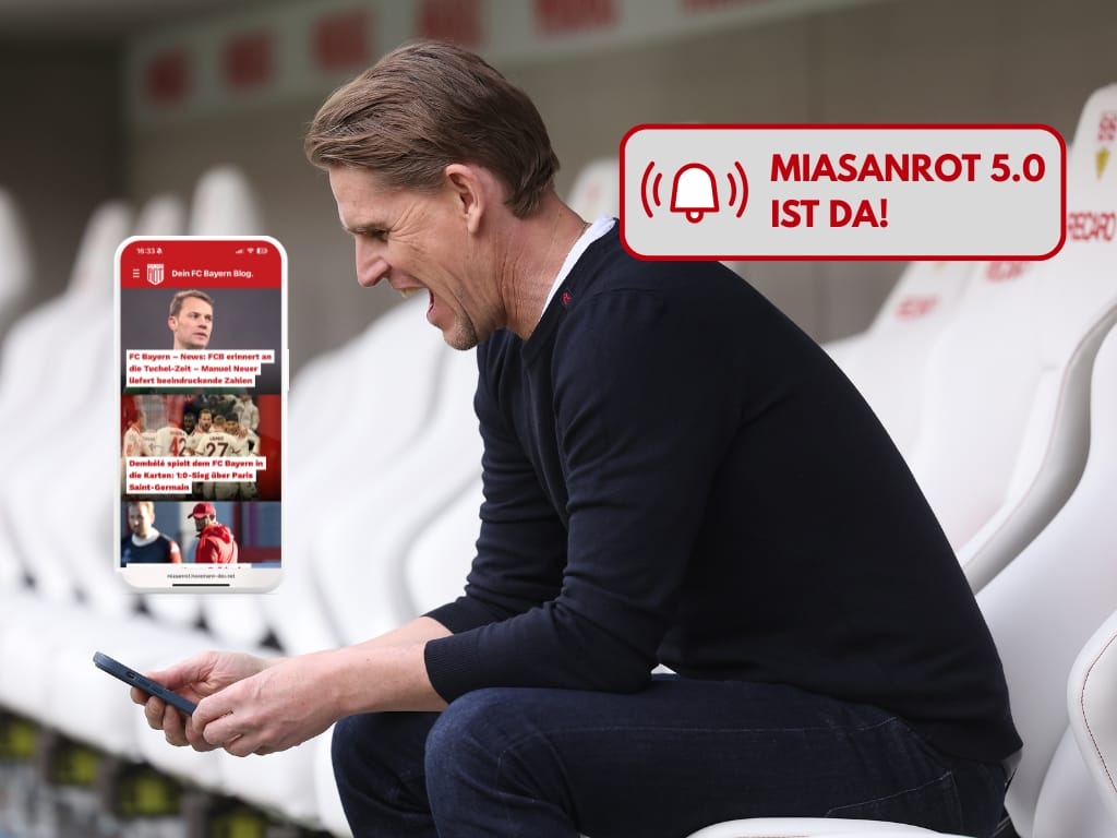 Christoph Freund freut sich wahrscheinlich über das Redesign von Miasanrot
