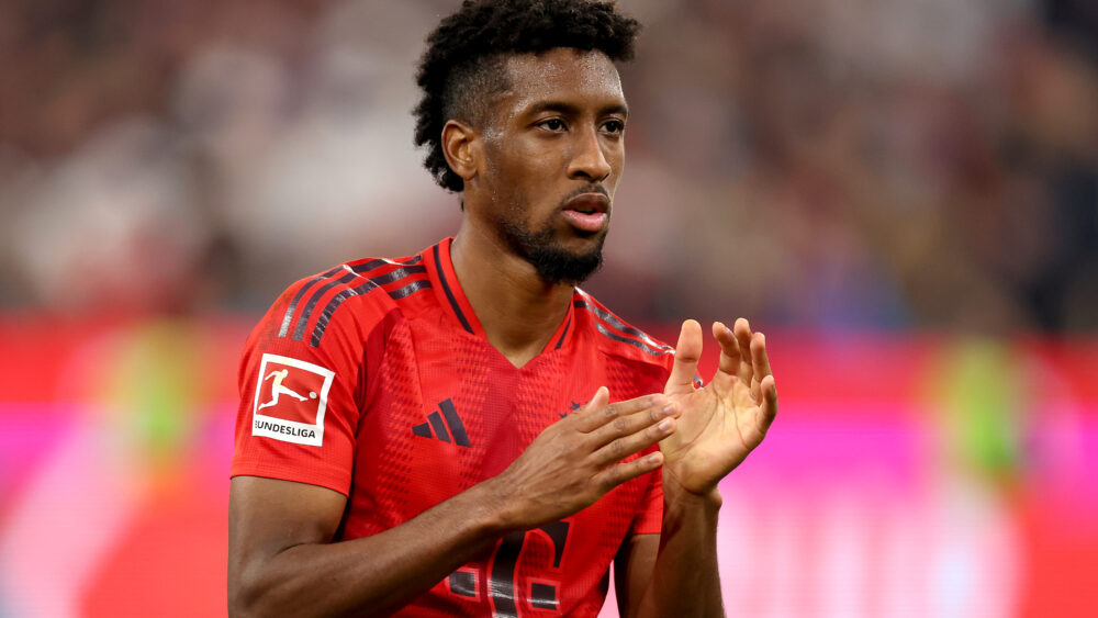 Kingsley Coman im Trikot des FC Bayern München