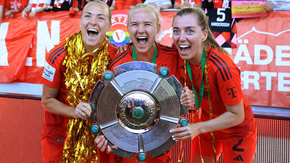 Die Frauen des FC Bayern haben unter anderem die Meisterschaft gewonnen.