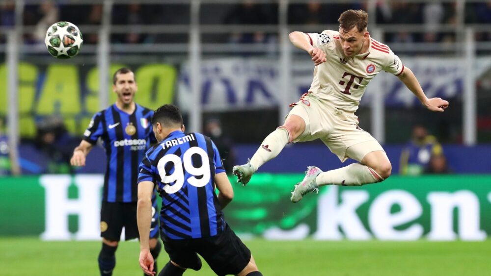 Joshua Kimmich vom FC Bayern will in der Champions League hoch hinaus