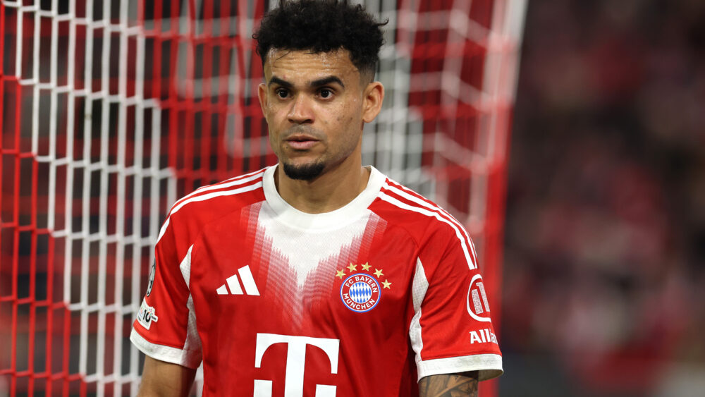 Luis Díaz im Trikot des FC Bayern