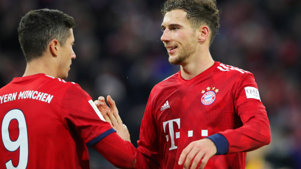 Robert Lewandowski und Leon Goretzka wechselten einst ablösefrei zum FC Bayern - dem Bosman-Urtel sei Dank