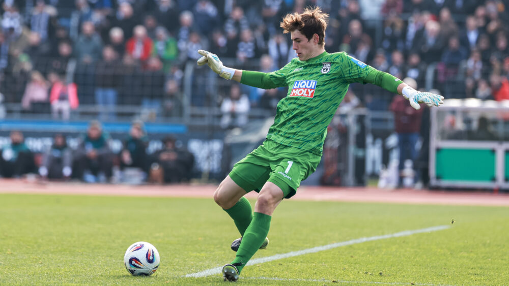 Max Schmitt ist aktuell vom FC Bayern an den SSV Ulm ausgeliehen