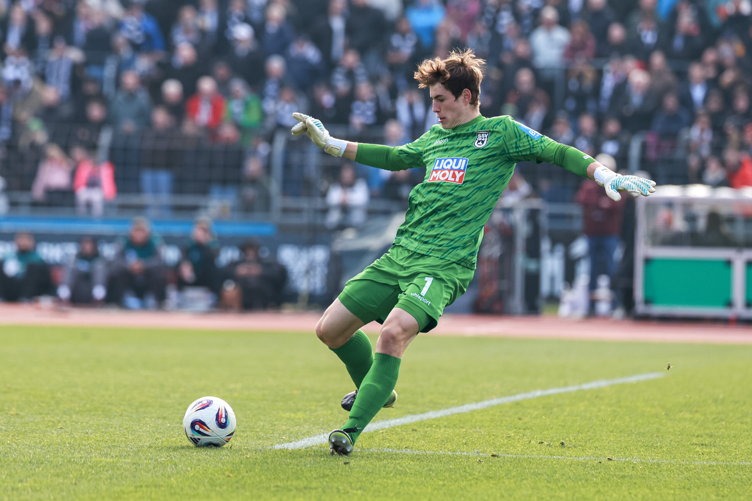 Max Schmitt ist aktuell vom FC Bayern an den SSV Ulm ausgeliehen