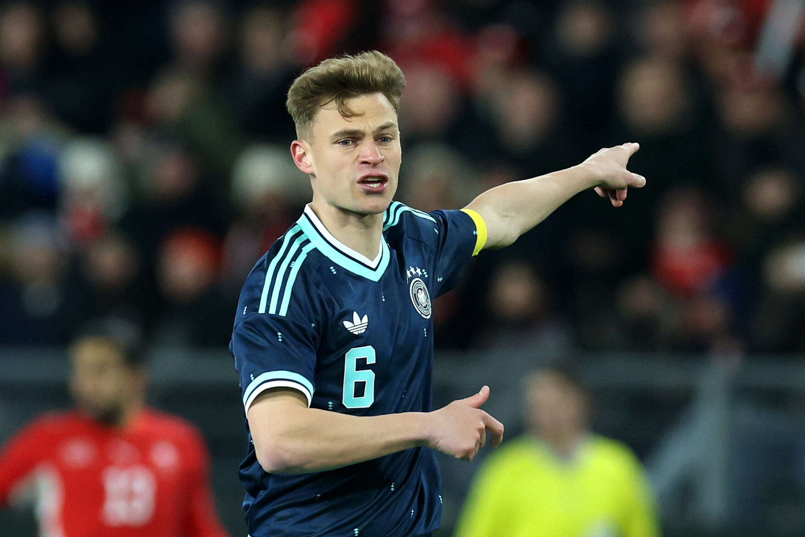 Joshua Kimmich (FC Bayern) war mit der deutschen Nationalmannschaft gegen die Schweiz im Einsatz