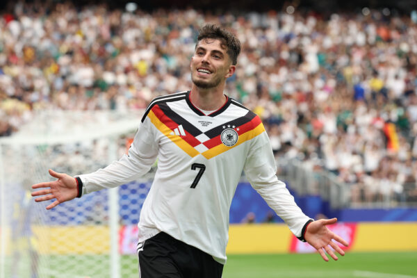 Kai Havertz jubelt für das DFB-Team bei der WM 2026.