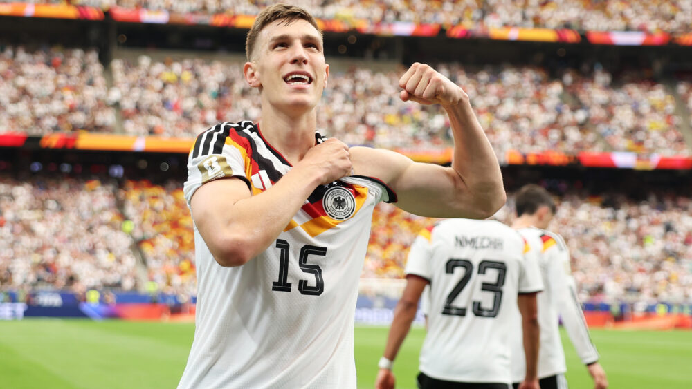 Nico Schlotterbeck jubelt für Deutschland und das DFB-Team bei seinem Treffer gegen Curacao bei der WM 2026.