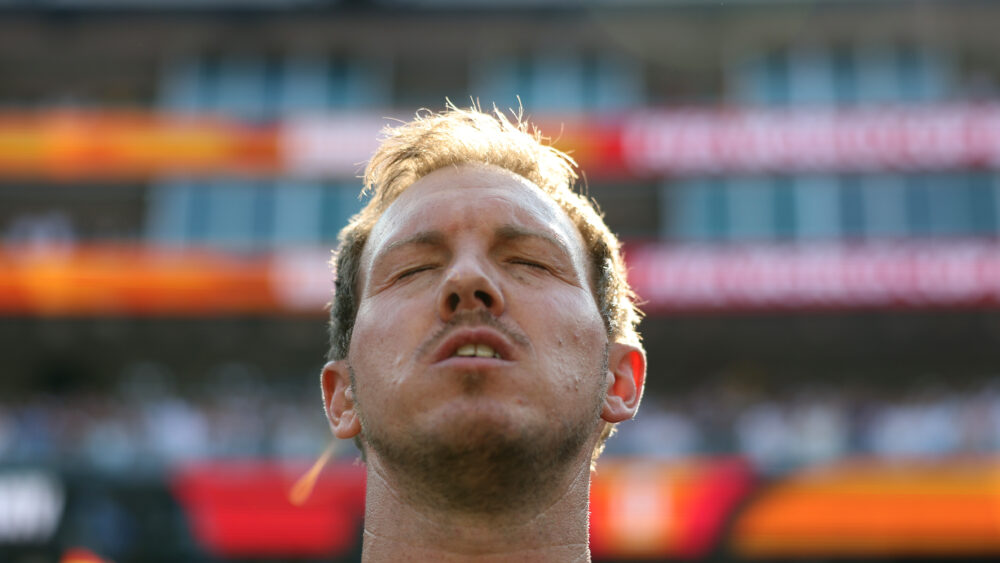 Julian Nagelsmann erlebte ein Spiel zum Vergessen mit dem DFB-Team