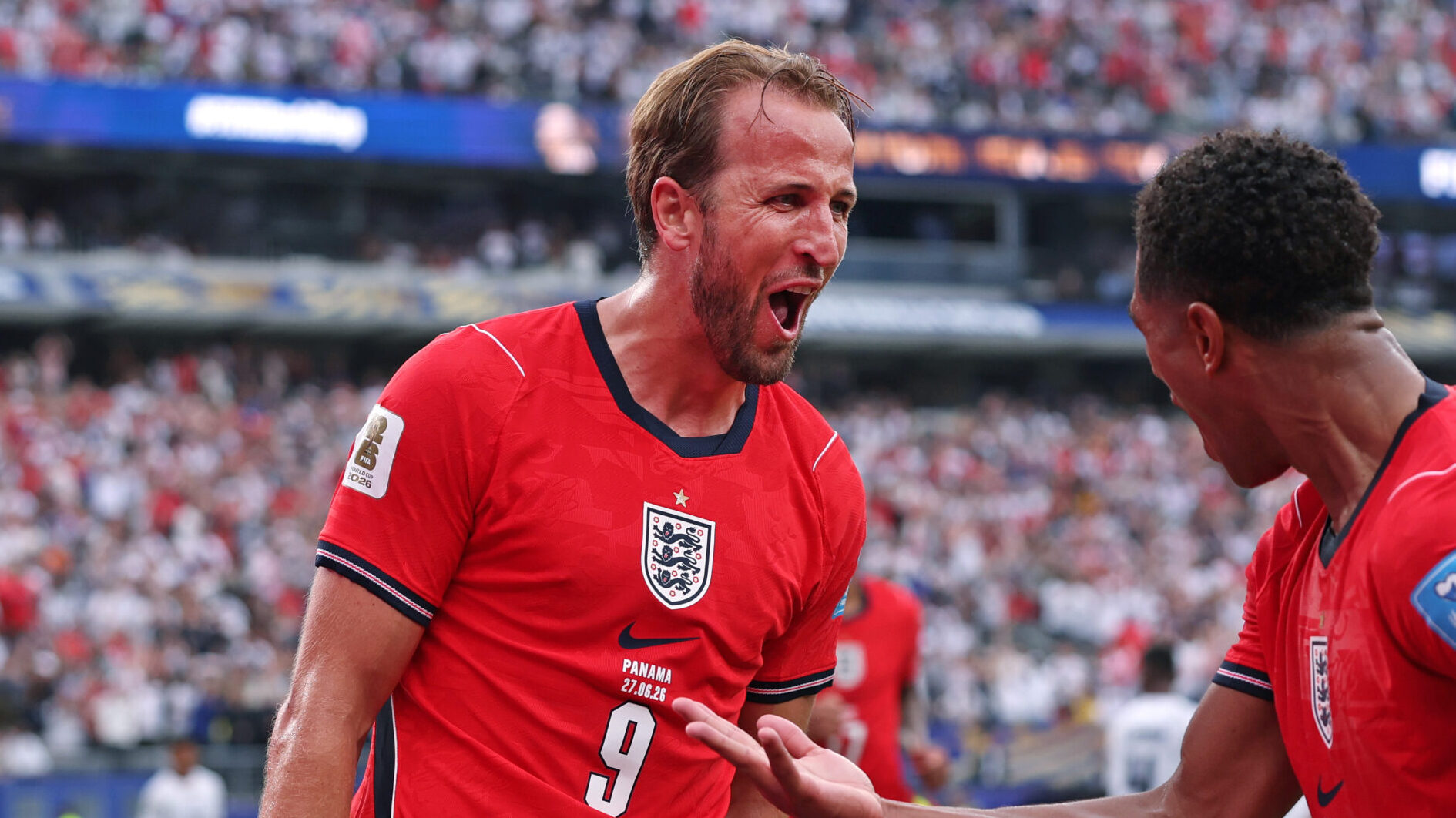 Harry Kane (FC Bayern) jubelt für England.
