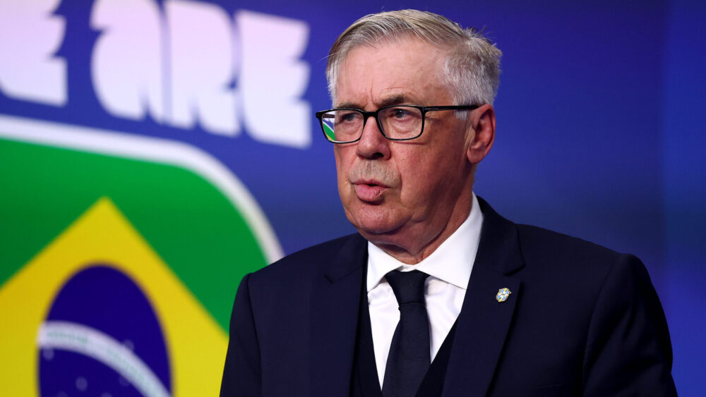 Carlo Ancelotti als Trainer von Brasilien bei der WM 2026
