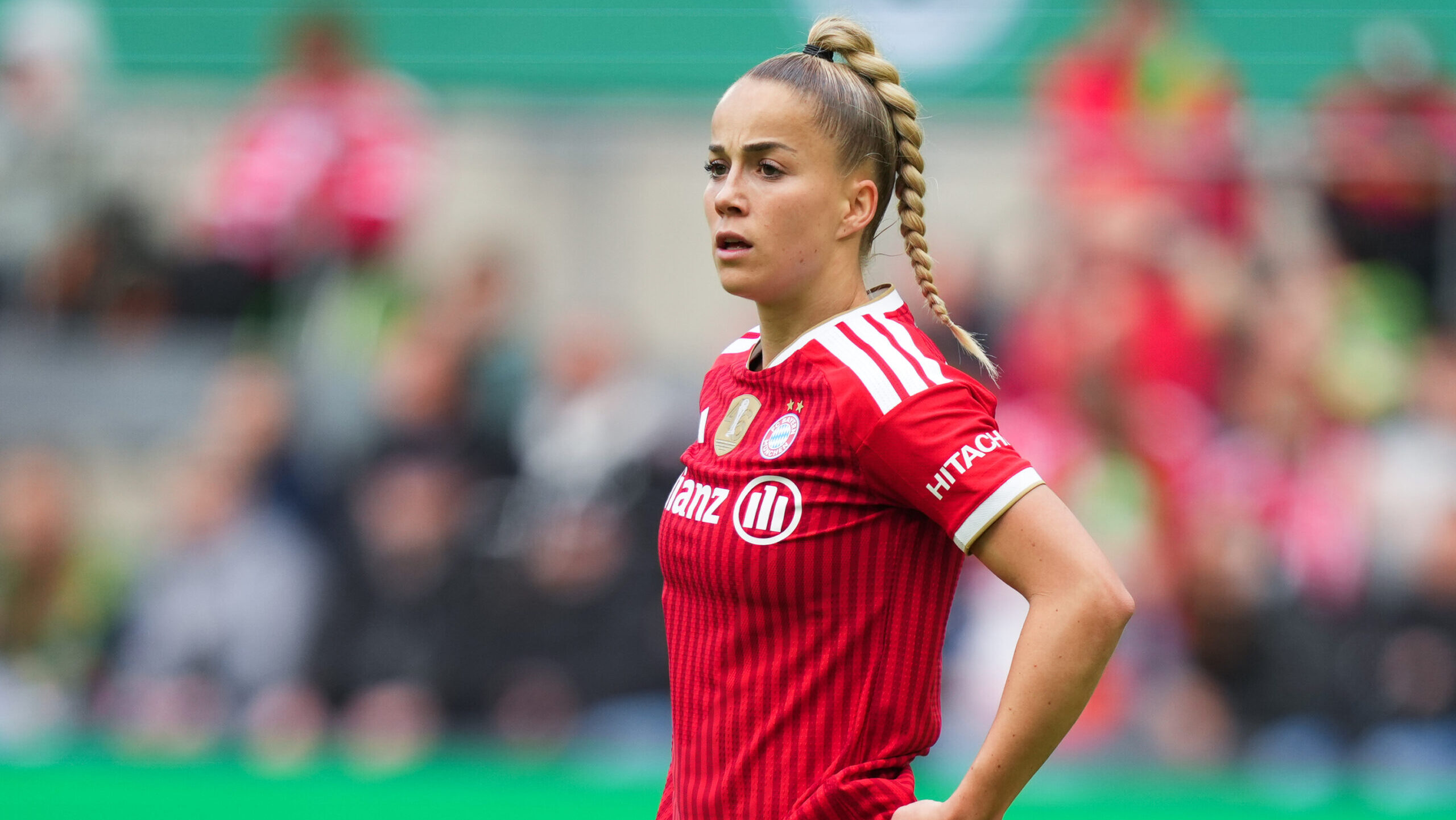 Giulia Gwinn im Trikot der FC Bayern Frauen