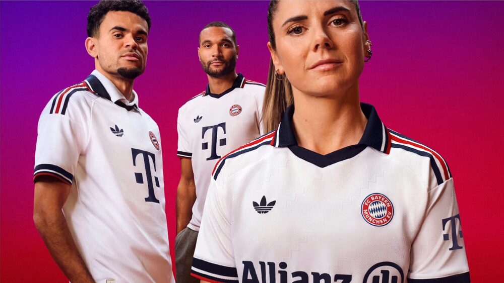 Das neue Auswärtstrikot des FC Bayern.
