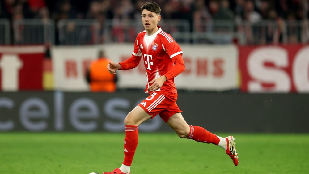 Mit 16 Jahren schon in der Champions League aktiv: Filip Pavić von den FC Bayern Amateuren