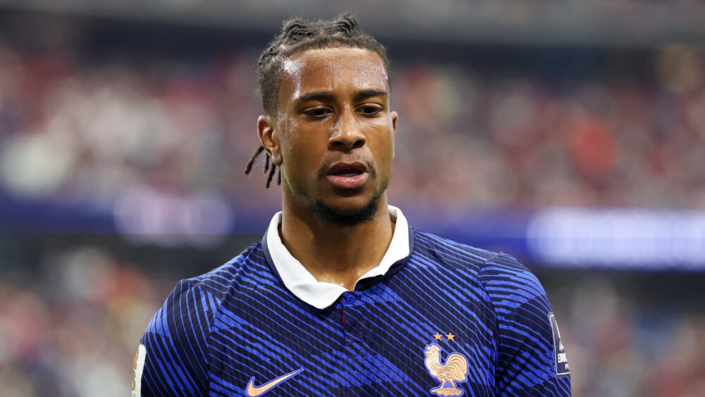 Michael Olise (FC Bayern) im Trikot von Frankreich