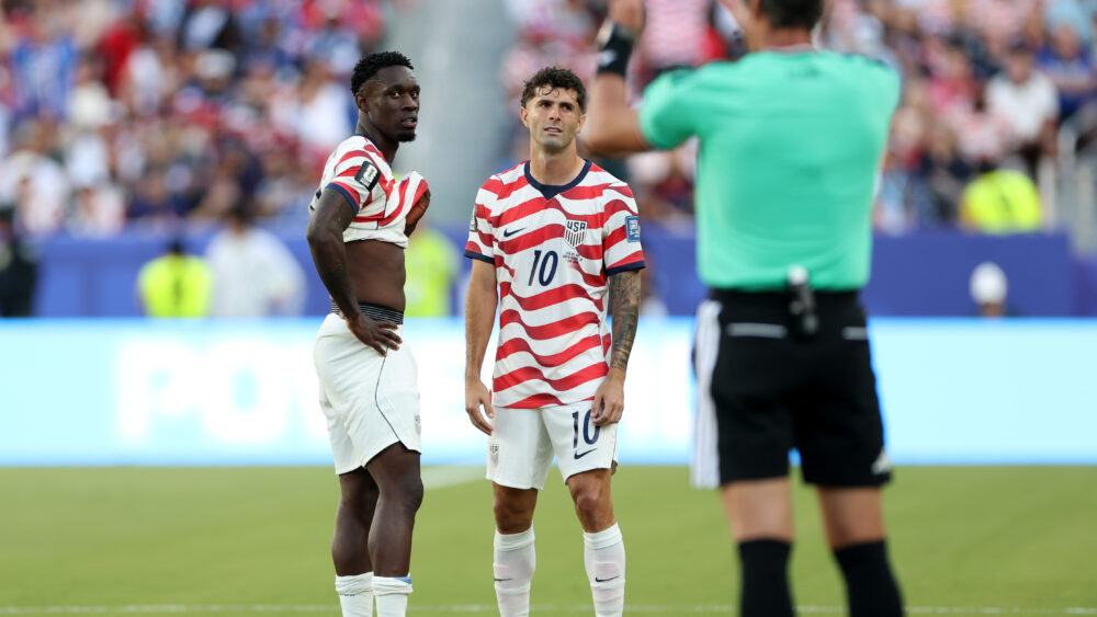 Folarin Balogun beim Platzverweis für die USA bei der WM 2026