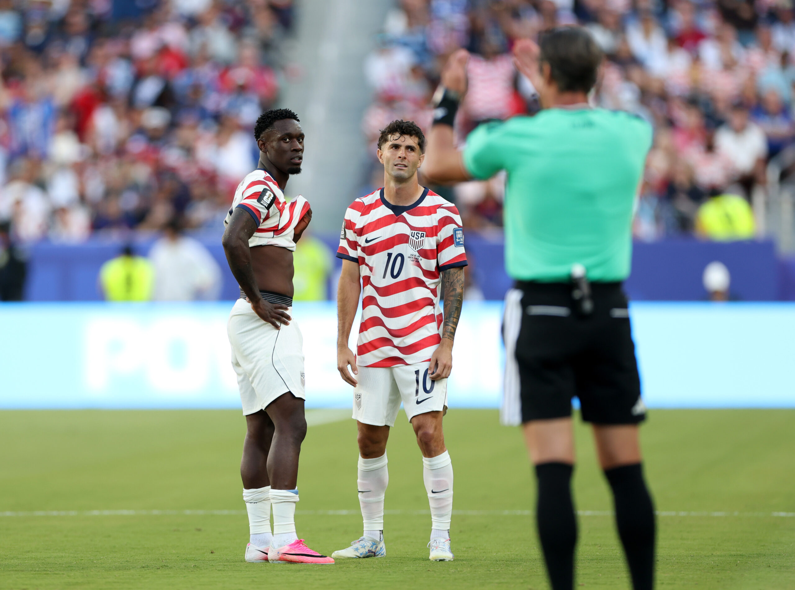 Folarin Balogun beim Platzverweis für die USA bei der WM 2026
