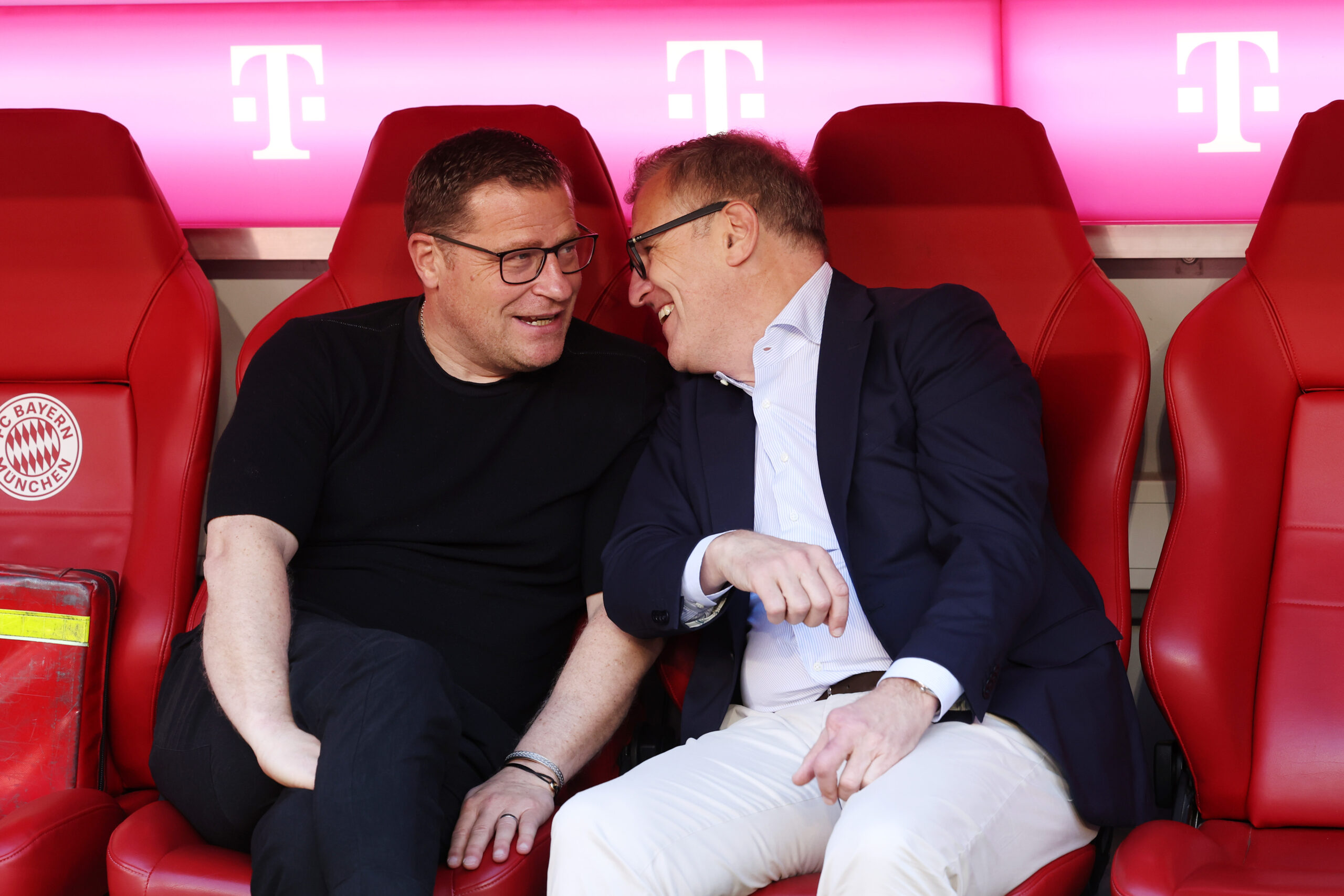 Max Eberl und Jan-Christian Dreesen (FC Bayern)