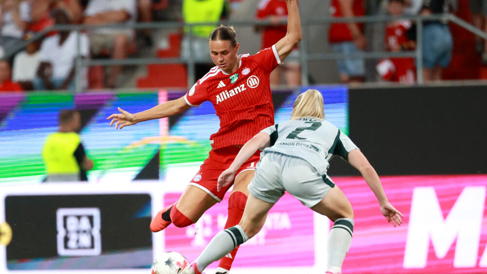 Klara Bühl (FC Bayern) sorgte mit ihrem Treffer direkt nach der Halbzeit für die Vorentscheidung