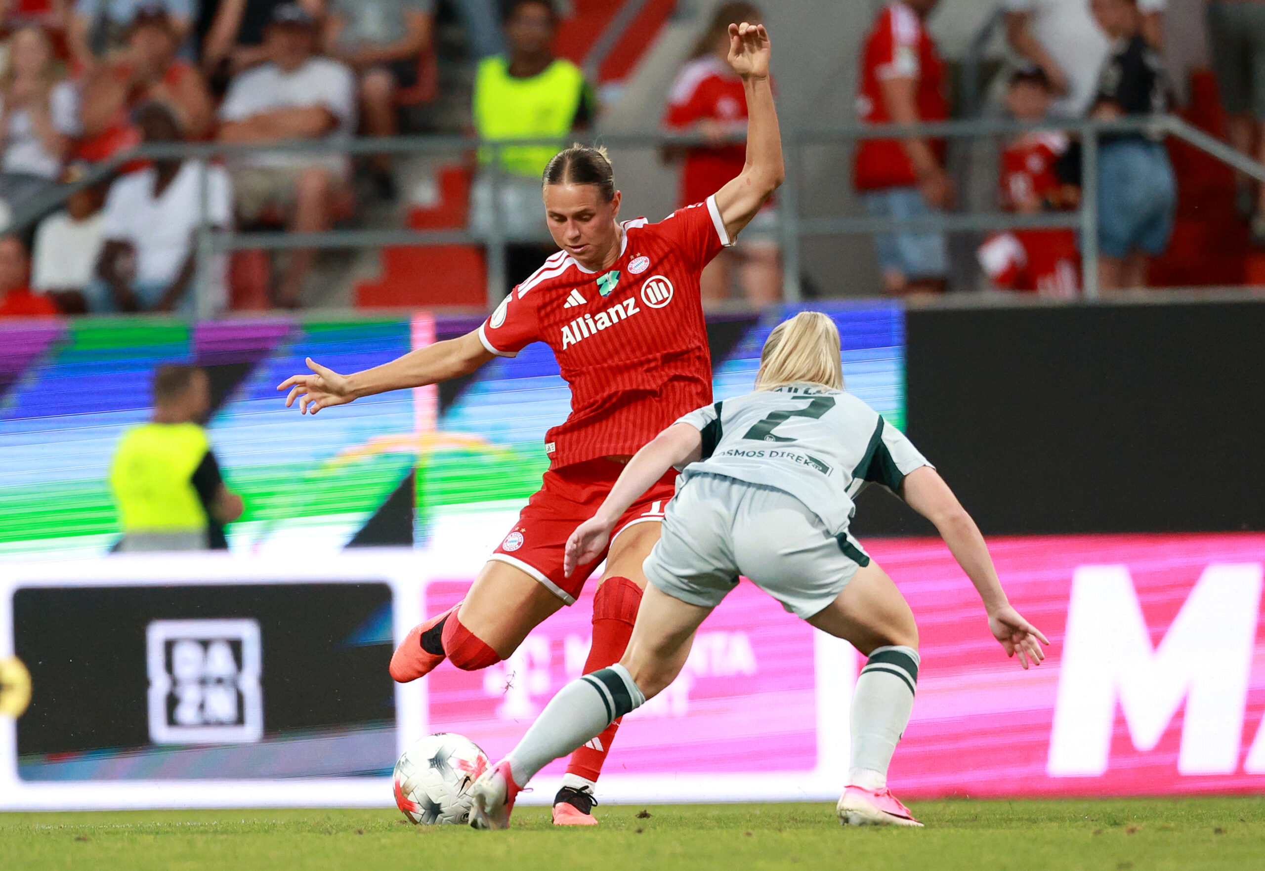 Klara Bühl (FC Bayern) sorgte mit ihrem Treffer direkt nach der Halbzeit für die Vorentscheidung