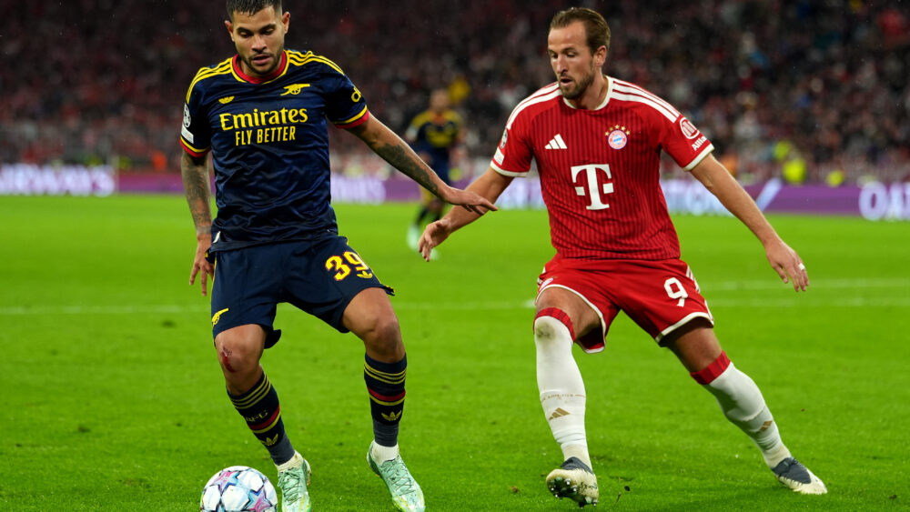 Der FC Bayern erkämpft sich ein 2:2 gegen den FC Arsenal