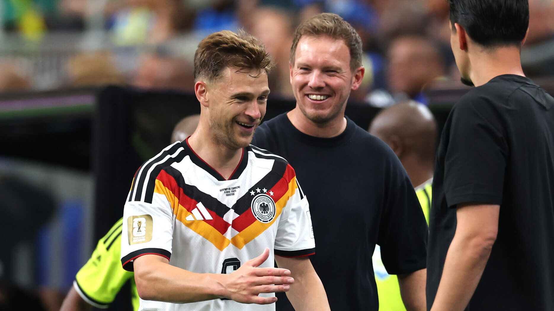 Joshua Kimmich (FC Bayern, hier im DFB-Trikot) und Julian Nagelsmann (DFB-Team)